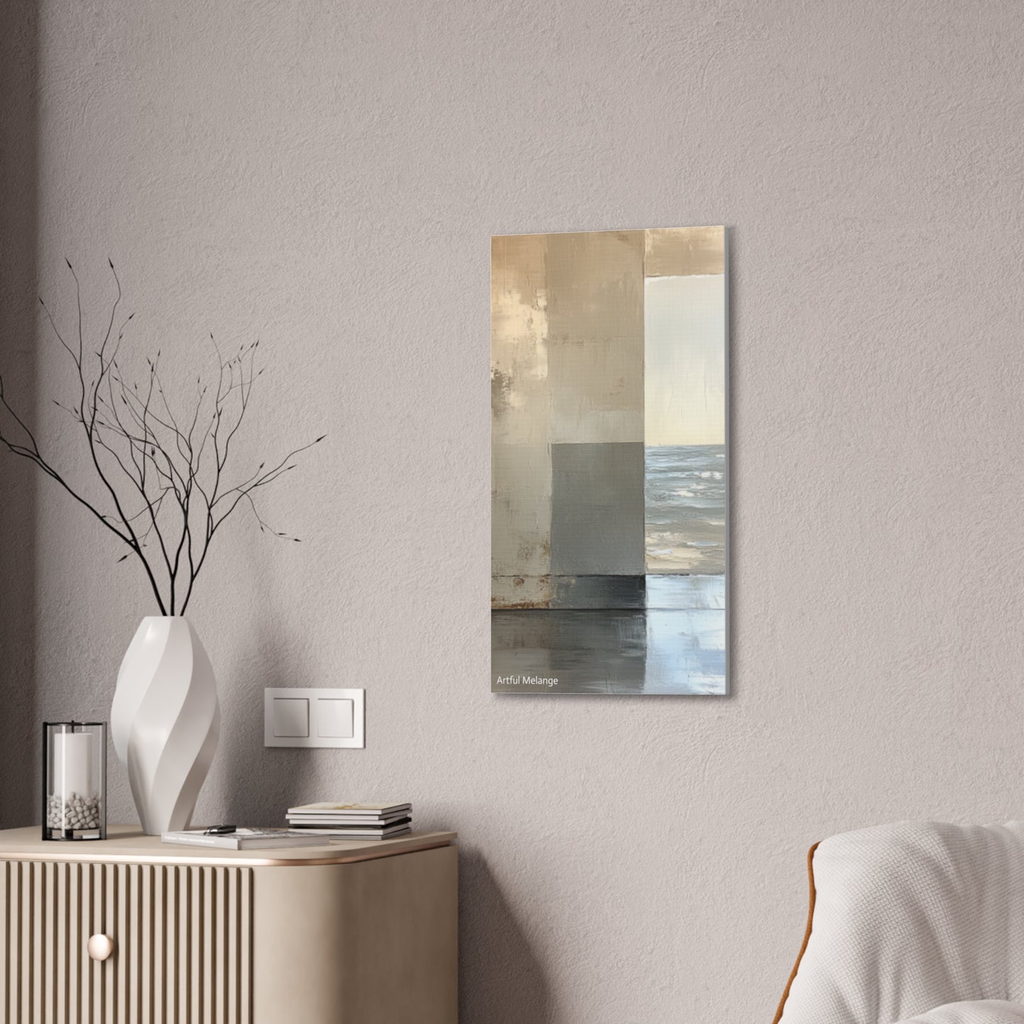 Acrylic Abstract Canvas Print - Richly Textured Artistry