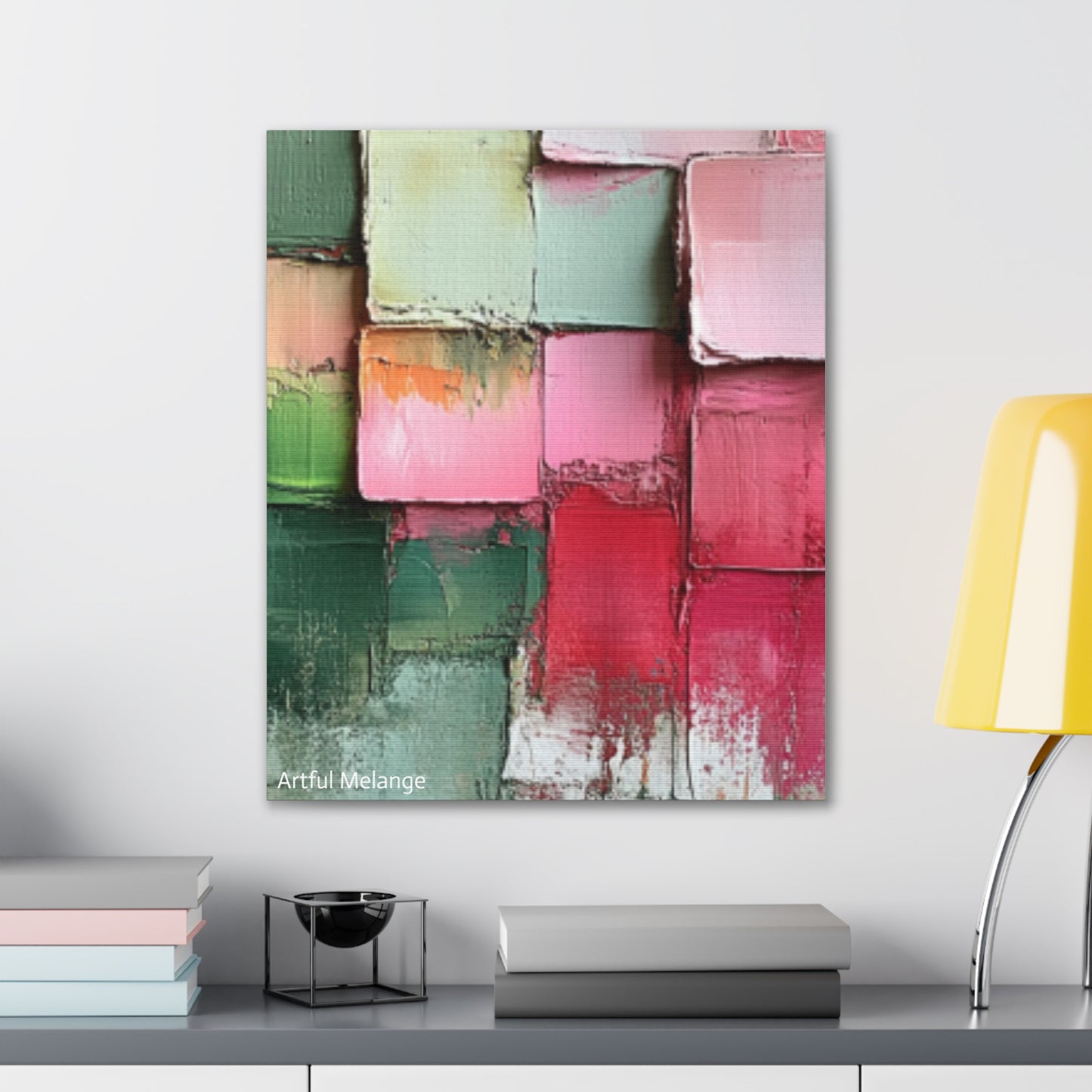 Acrylic Abstract Canvas Print - Richly Textured Artistry