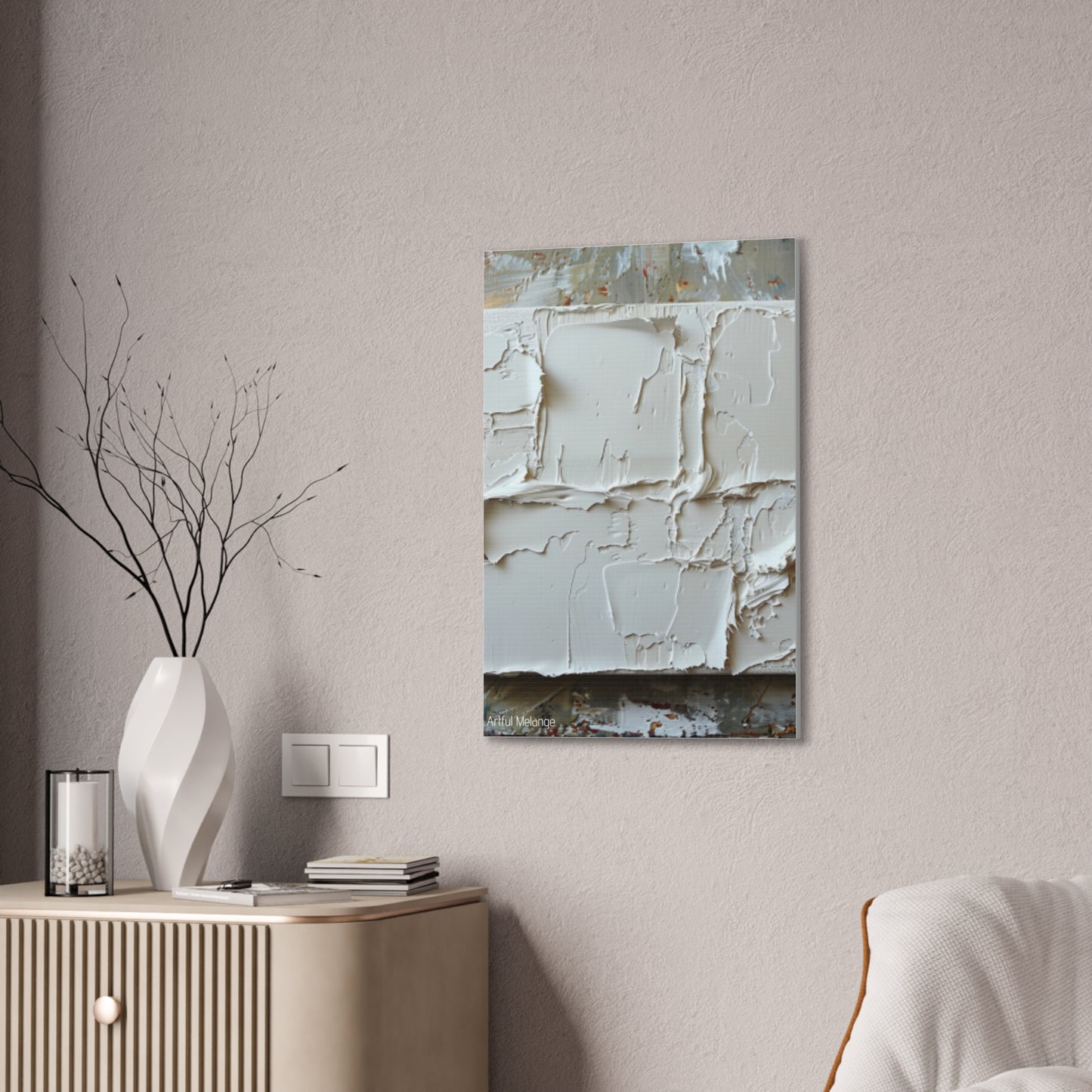 Primary Elegance: A Symphony of Sophistication Canvas Print