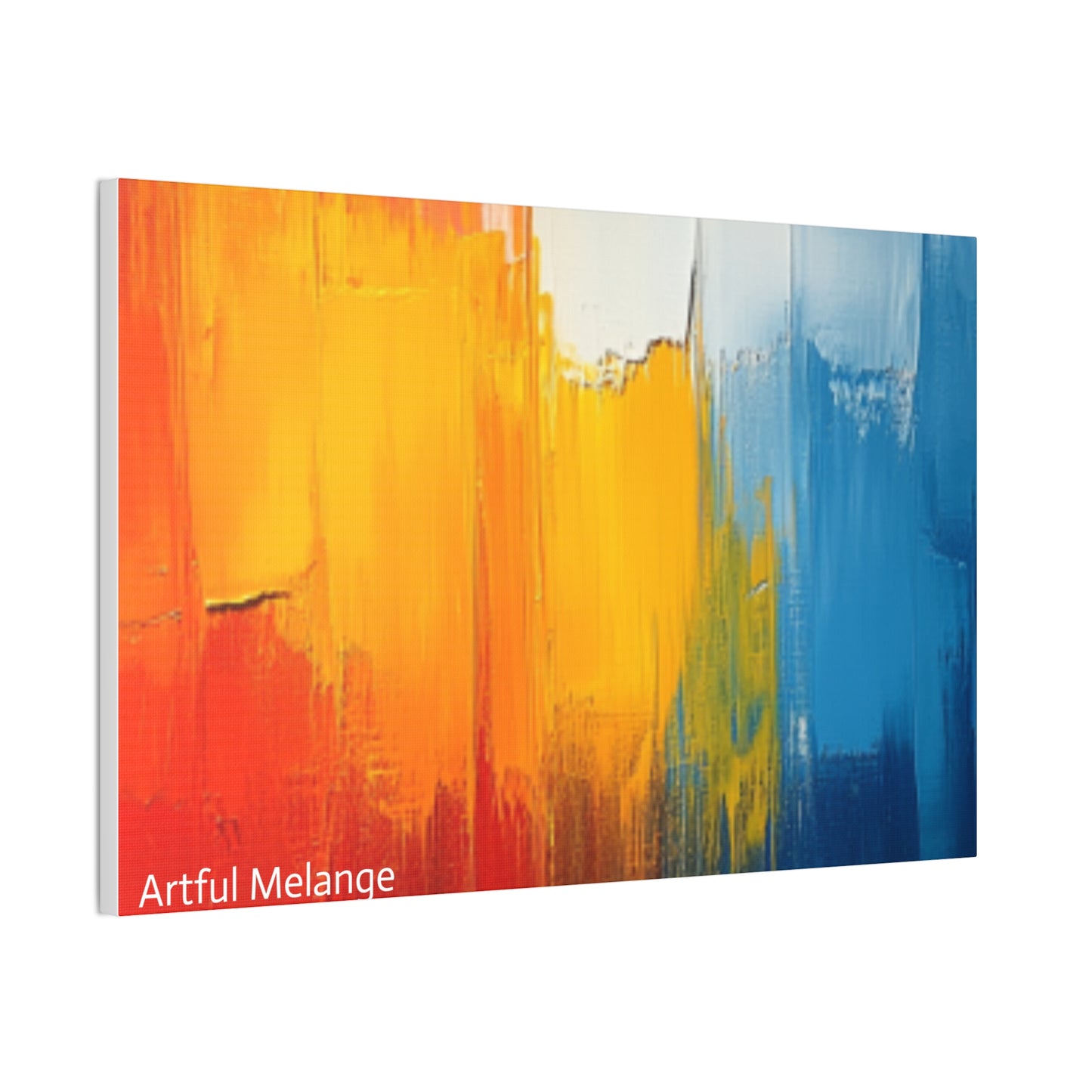 Acrylic Abstract Canvas Print - Richly Textured Artistry