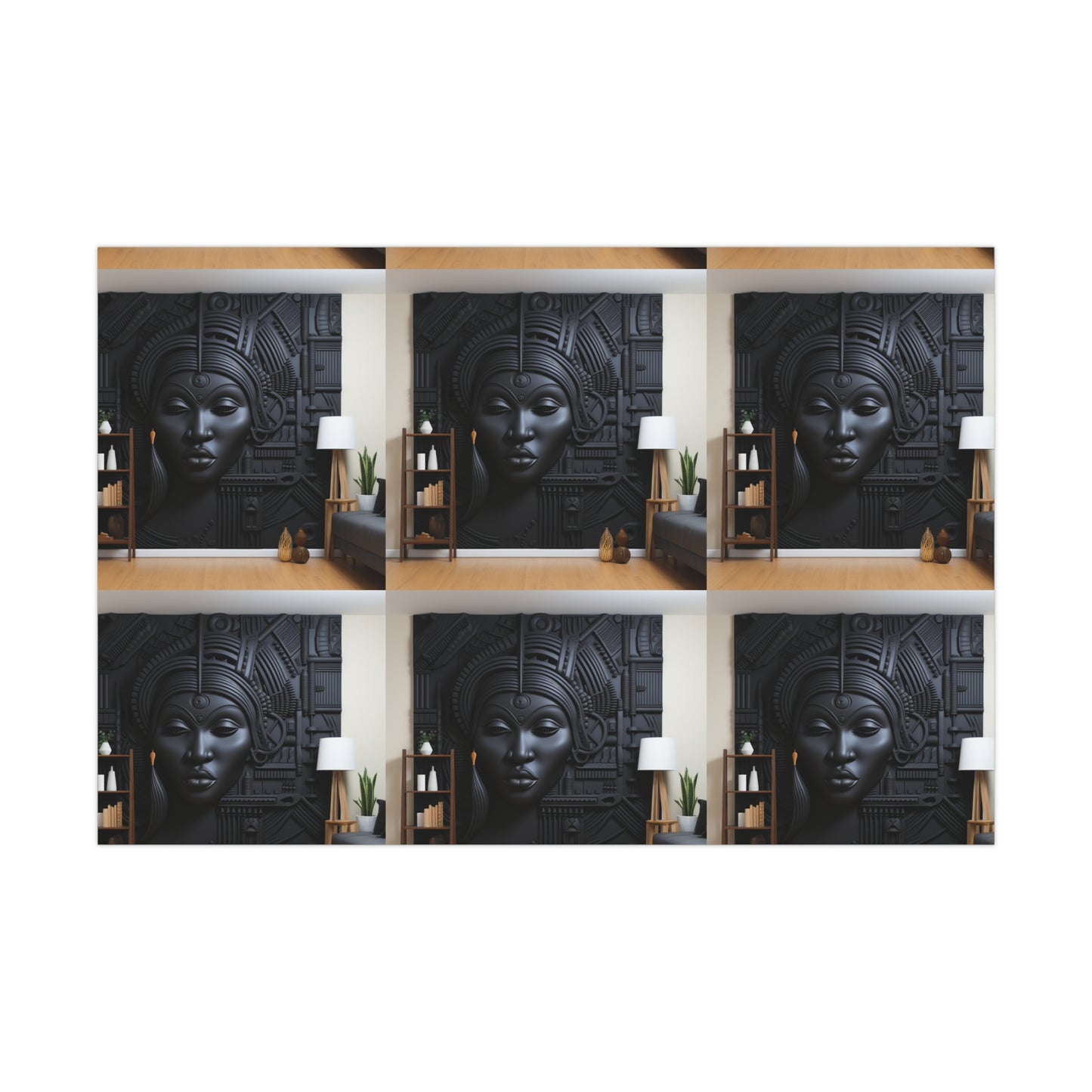 Nubian Nights African Inspired Wrapping Paper Sheet