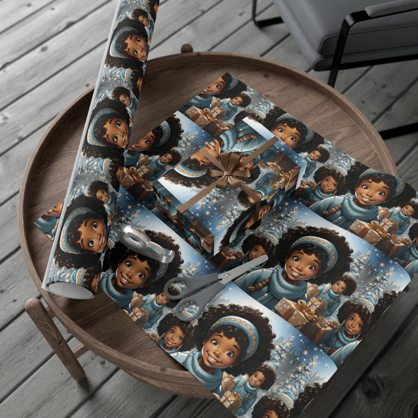 Harmony Holidays Wrapping Paper Sheet