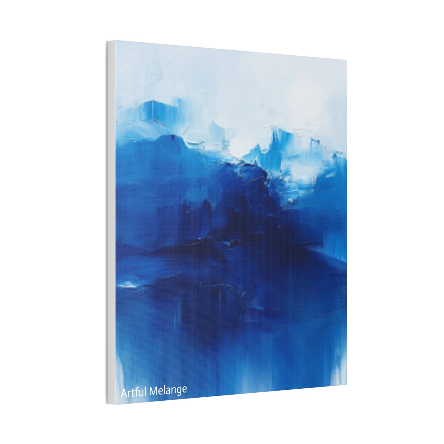 Acrylic Abstract Canvas Print - Richly Textured Artistry