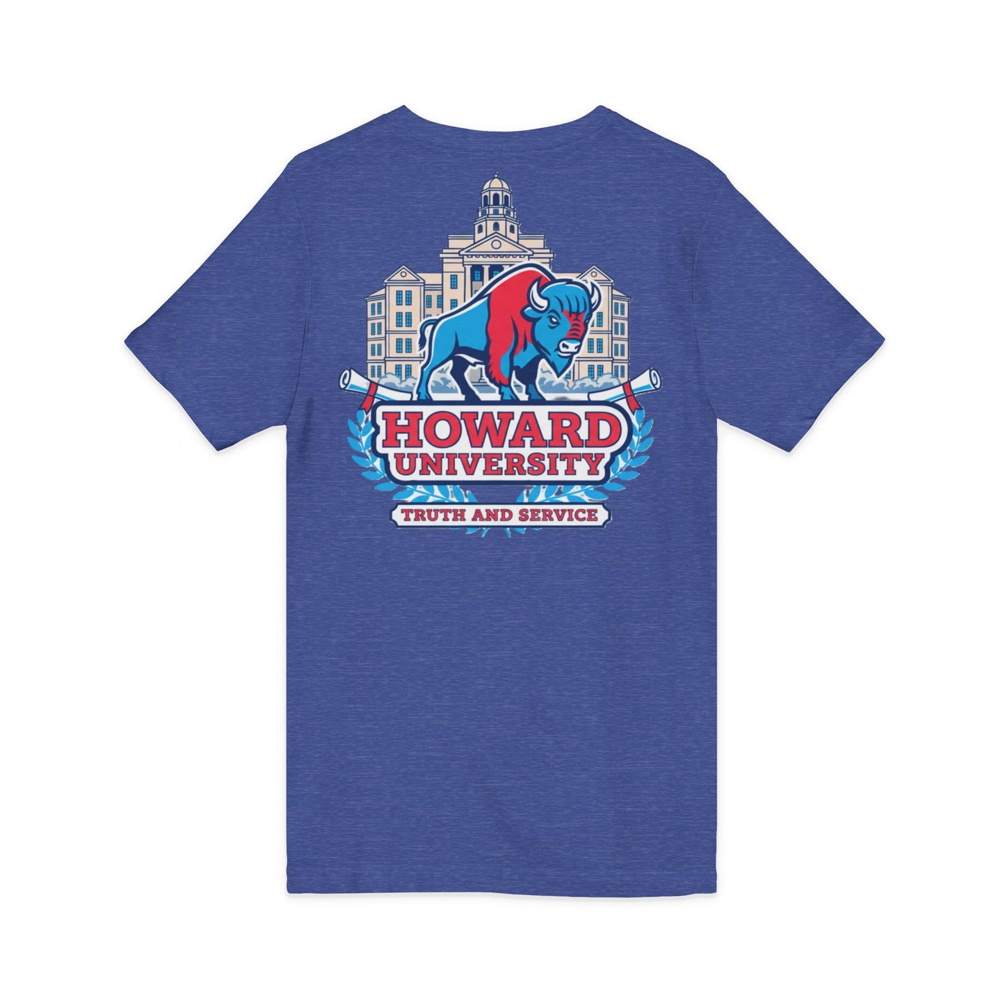 Howard University/ Truth and Service Unisex V-Neck T-Shirt