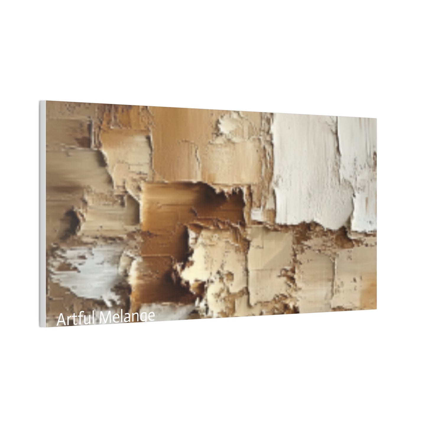 Acrylic Abstract Canvas Print - Richly Textured Artistry