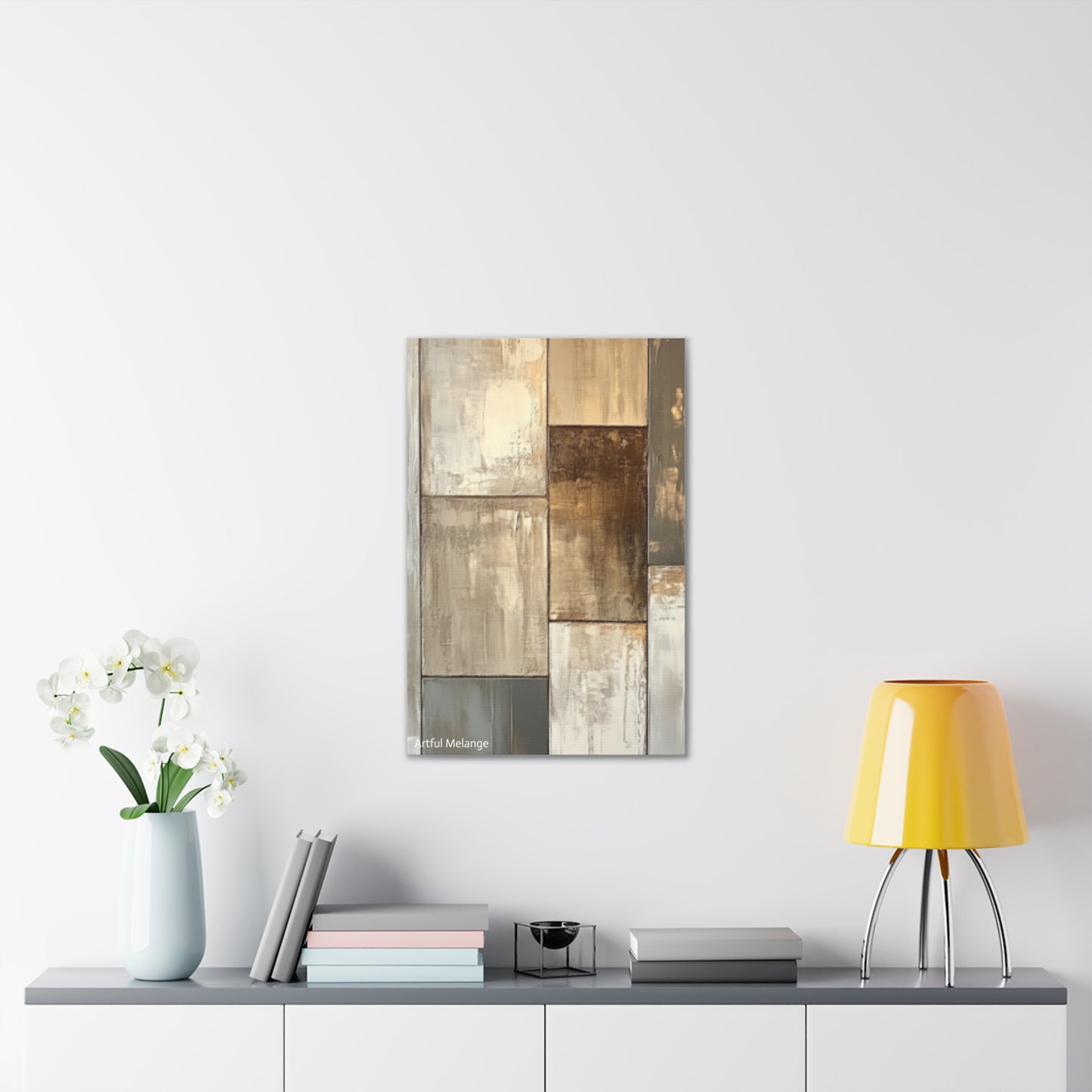 Acrylic Abstract Canvas Print - Richly Textured Artistry