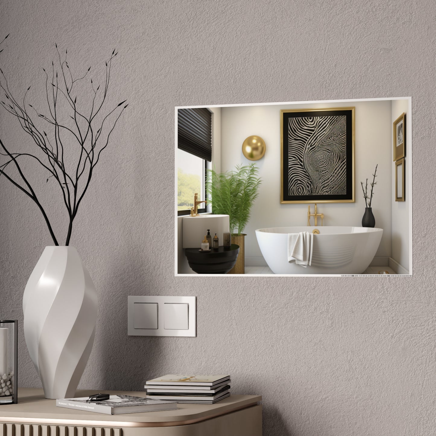 Cultural Elegance Bathscapes Poster Art