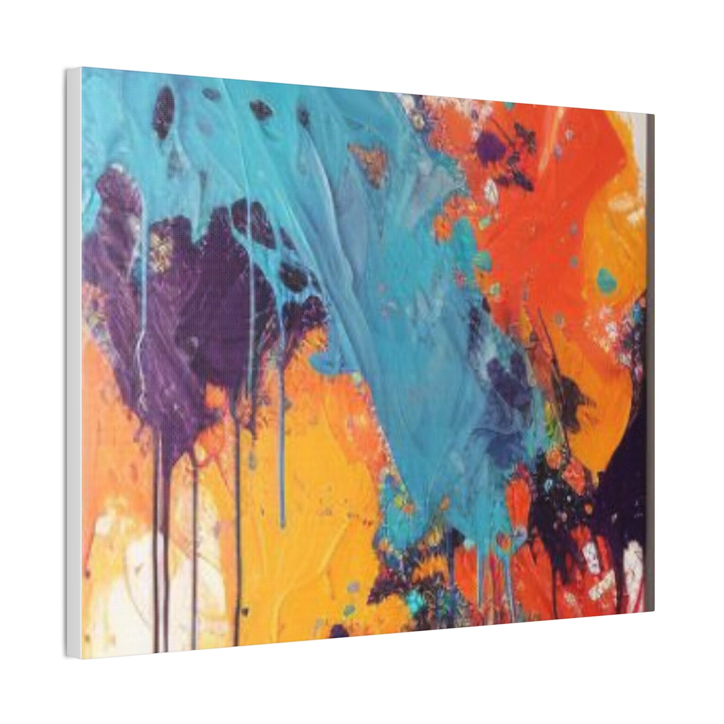 Primary Elegance: A Symphony of Sophistication Canvas Print