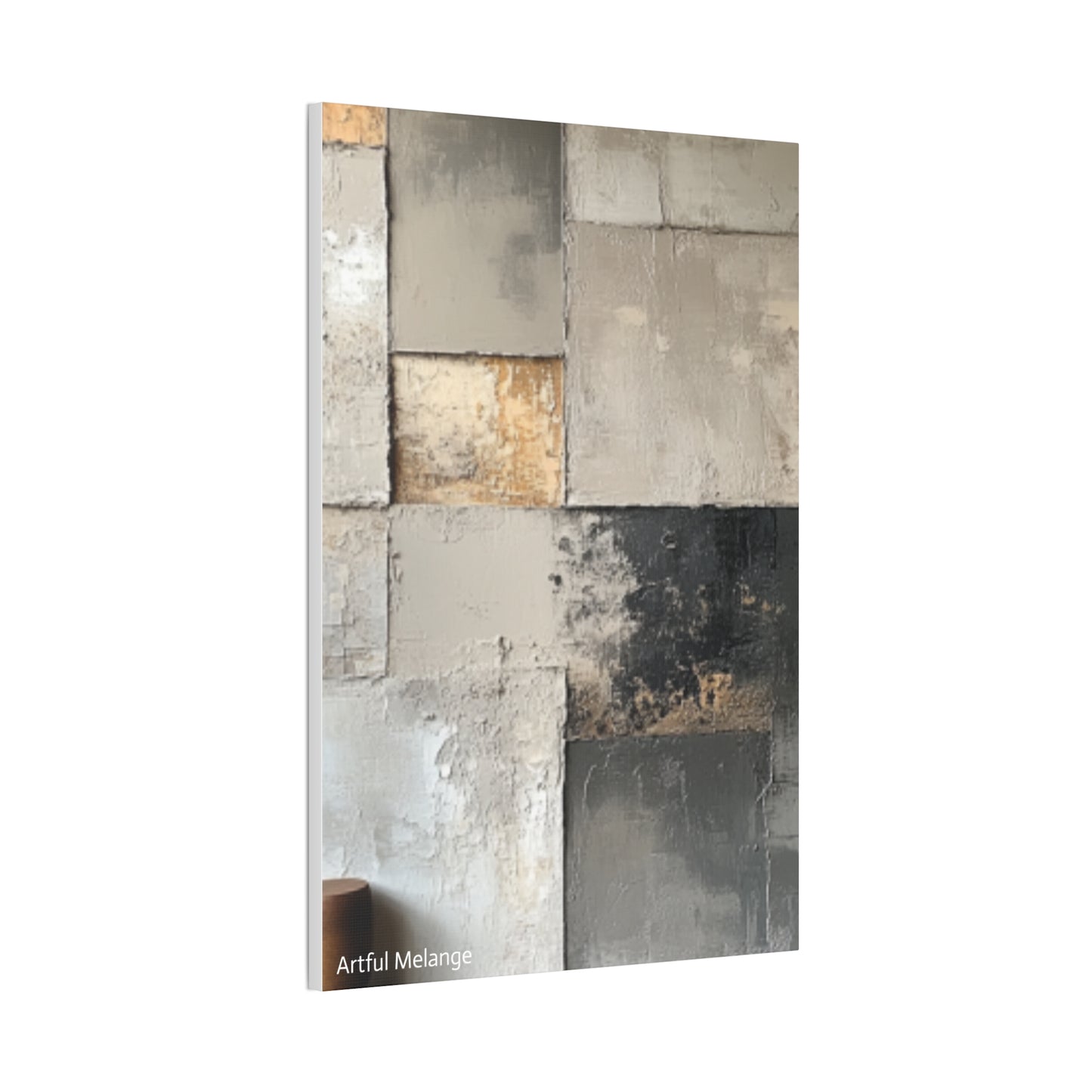 Acrylic Abstract Canvas Print - Richly Textured Artistry