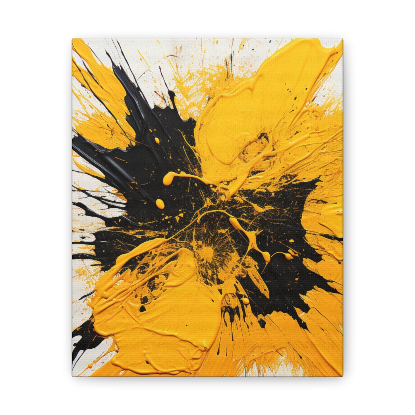 Acrylic Abstract Canvas Print - Richly Textured Artistry