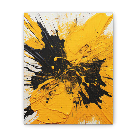 Acrylic Abstract Canvas Print - Richly Textured Artistry