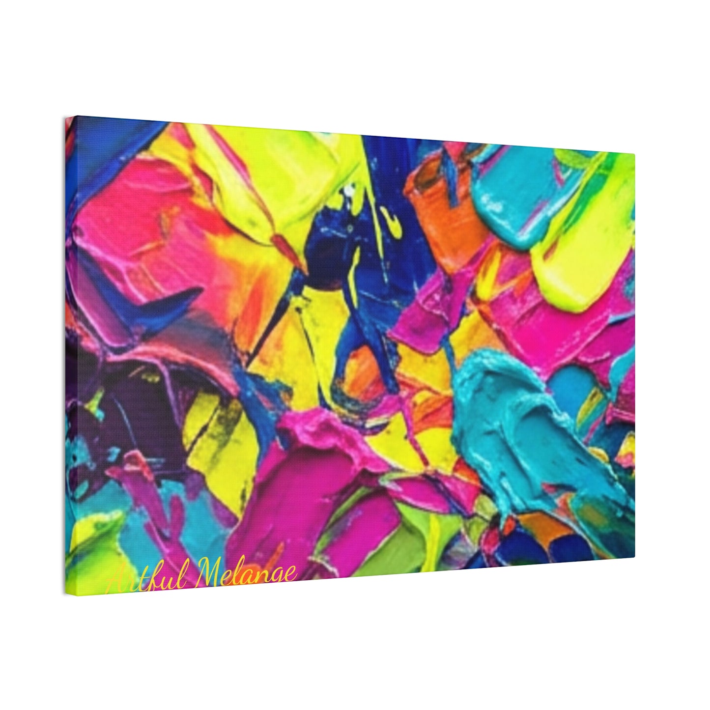 Acrylic Abstract Canvas Print - Richly Textured Artistry