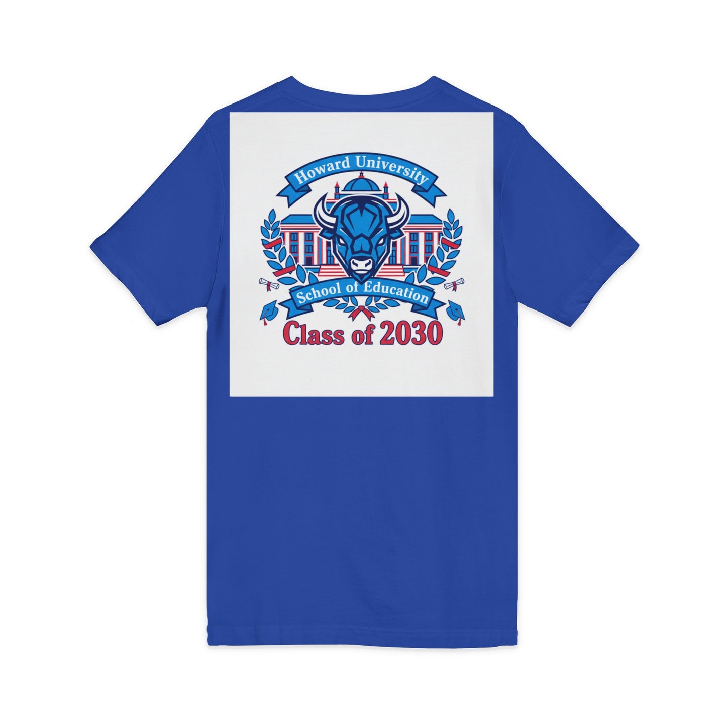 Howard University Class of 2030 Unisex V-Neck T-Shirt | The Mecca Incoming Class Tee