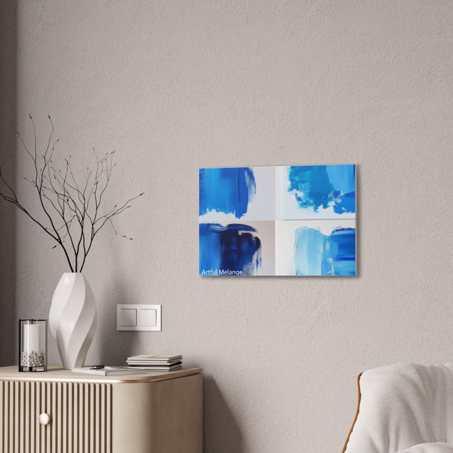 Acrylic Abstract Canvas Print - Richly Textured Artistry