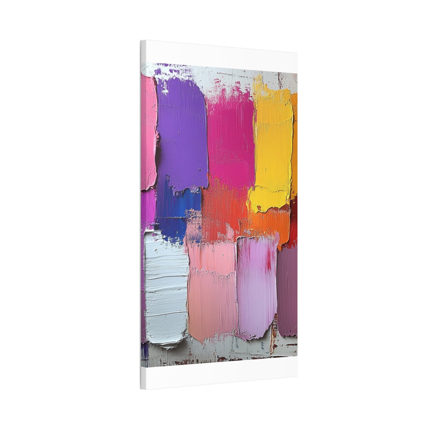 Acrylic Abstract Canvas Print - Richly Textured Artistry
