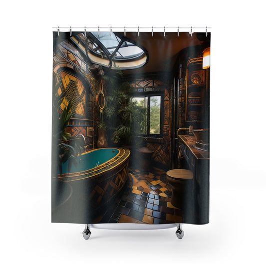 Heritage Tapestry Afro Centric   Shower Curtain