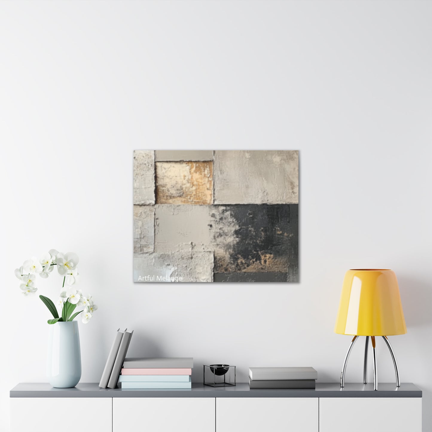 Acrylic Abstract Canvas Print - Richly Textured Artistry