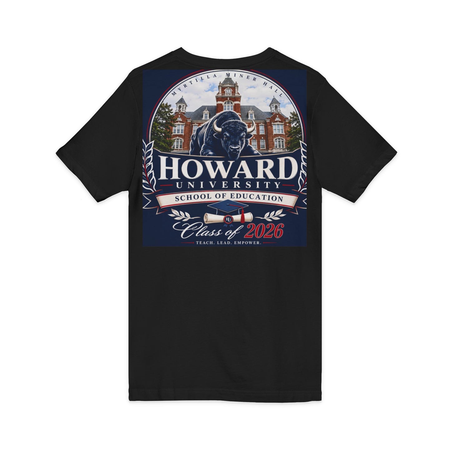 Howard University Class of 2026 Unisex V-Neck T-Shirt | The Mecca Incoming Class Tee