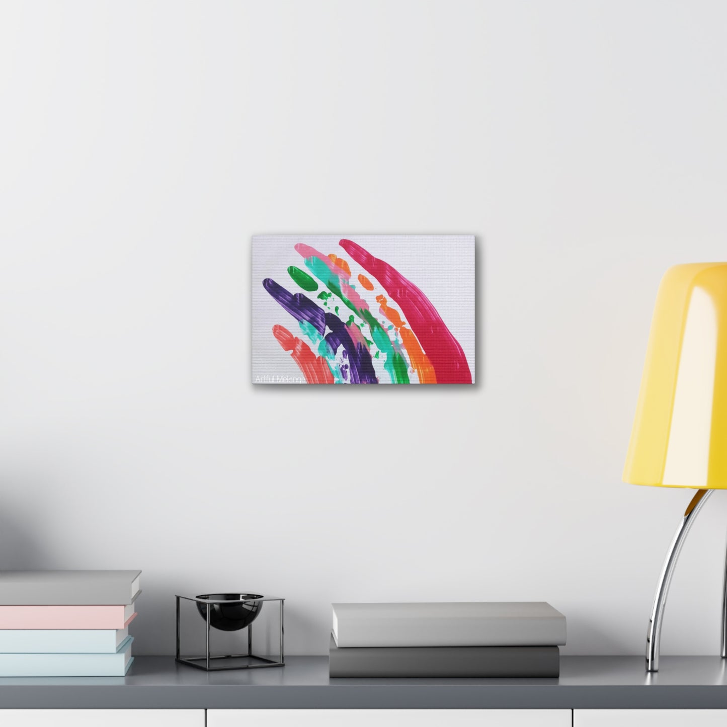 Primary Elegance: A Symphony of Sophistication Canvas Print