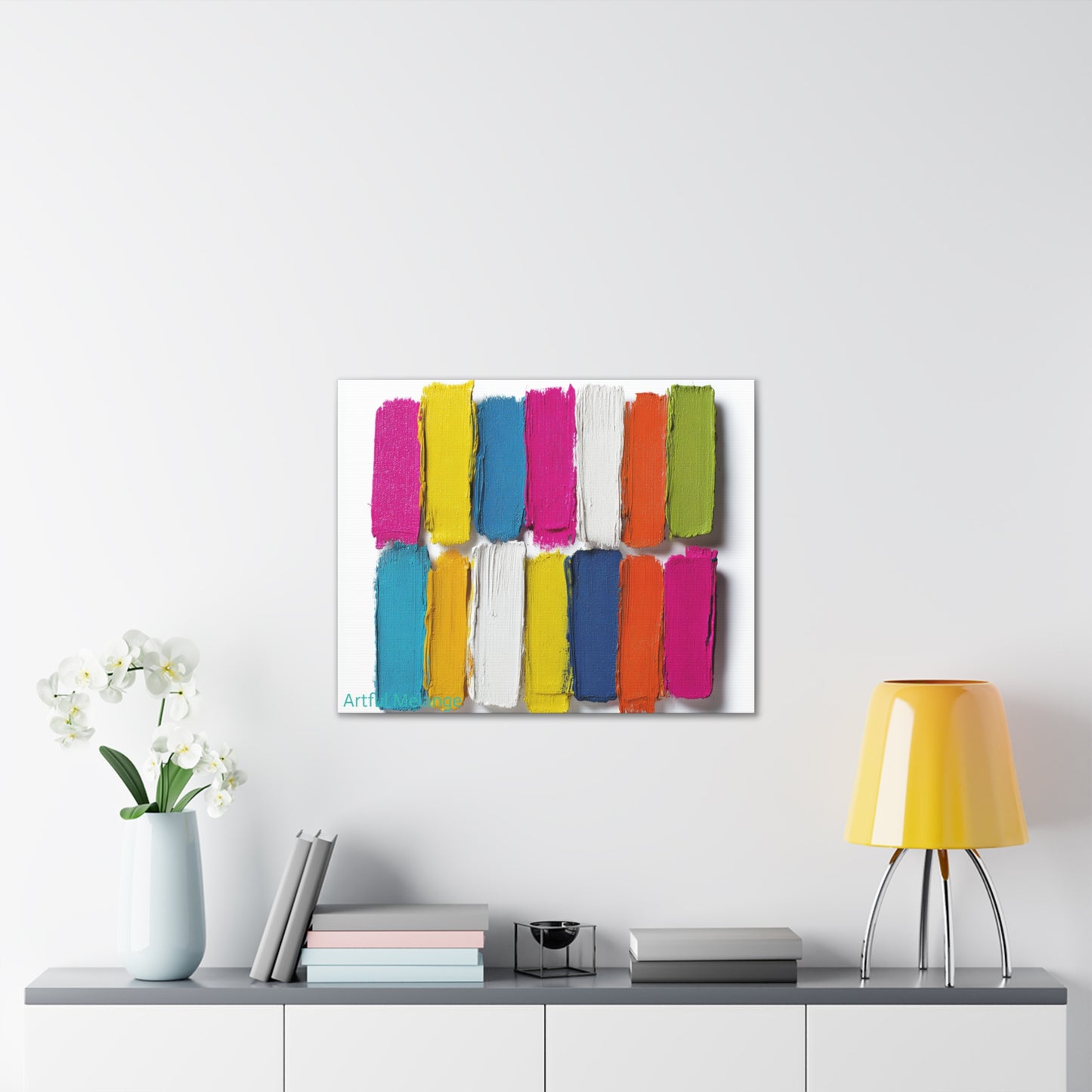 Acrylic Abstract Canvas Print - Richly Textured Artistry