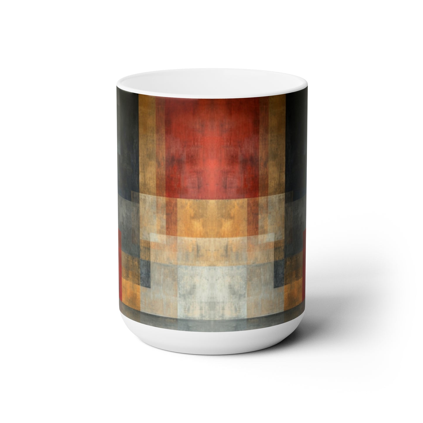 Artsy Abstract Ceramic Mug 15oz