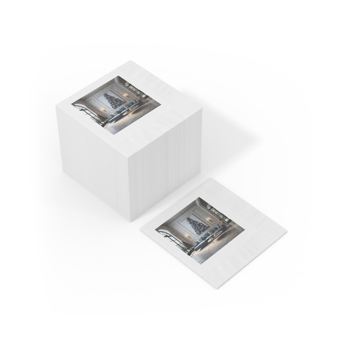 Dynamic Holiday Napkins for Sophisticated Living Spaces