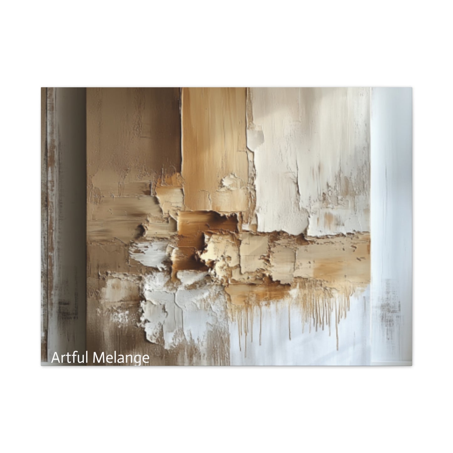 Acrylic Abstract Canvas Print - Richly Textured Artistry