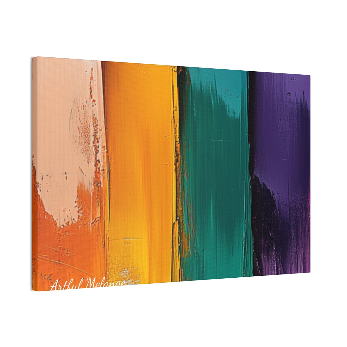 Acrylic Abstract Canvas Print - Richly Textured Artistry