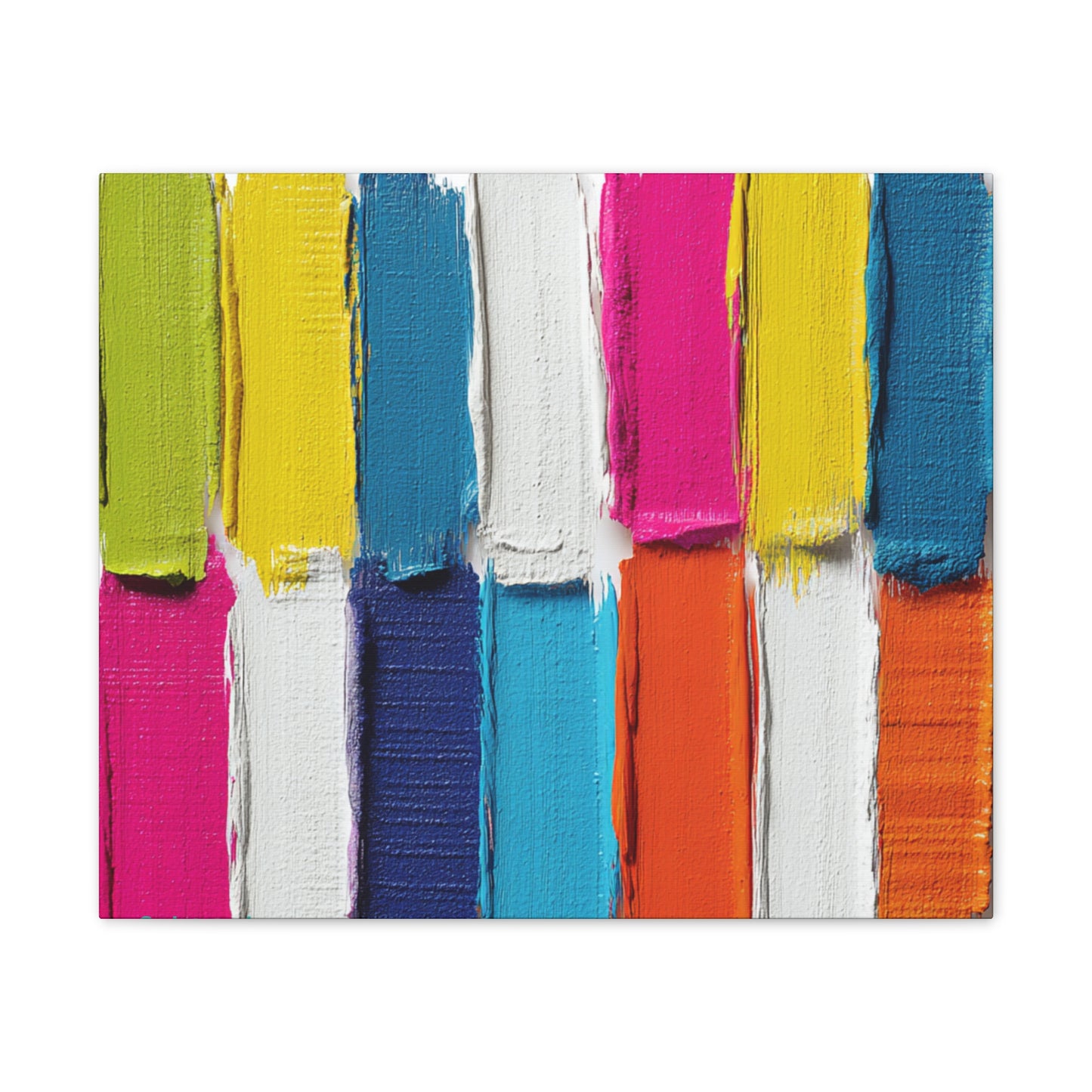 Acrylic Abstract Canvas Print - Richly Textured Artistry