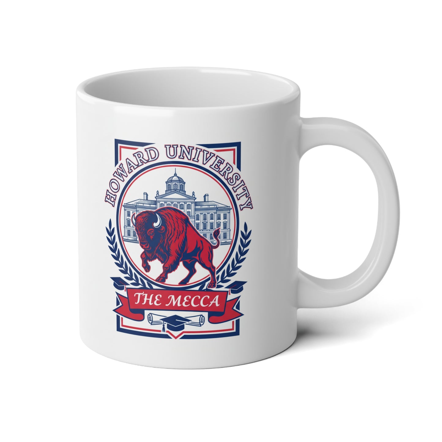 Howard Bison Heritage Mug – The Mecca Jumbo Mug 2, 20oz