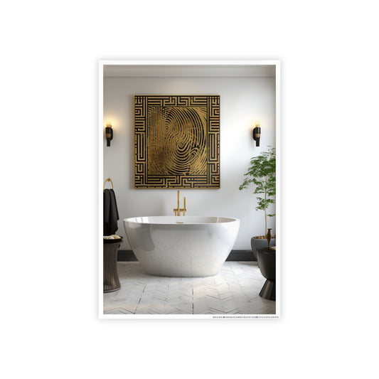 Cultural Elegance Bathscapes Poster Art