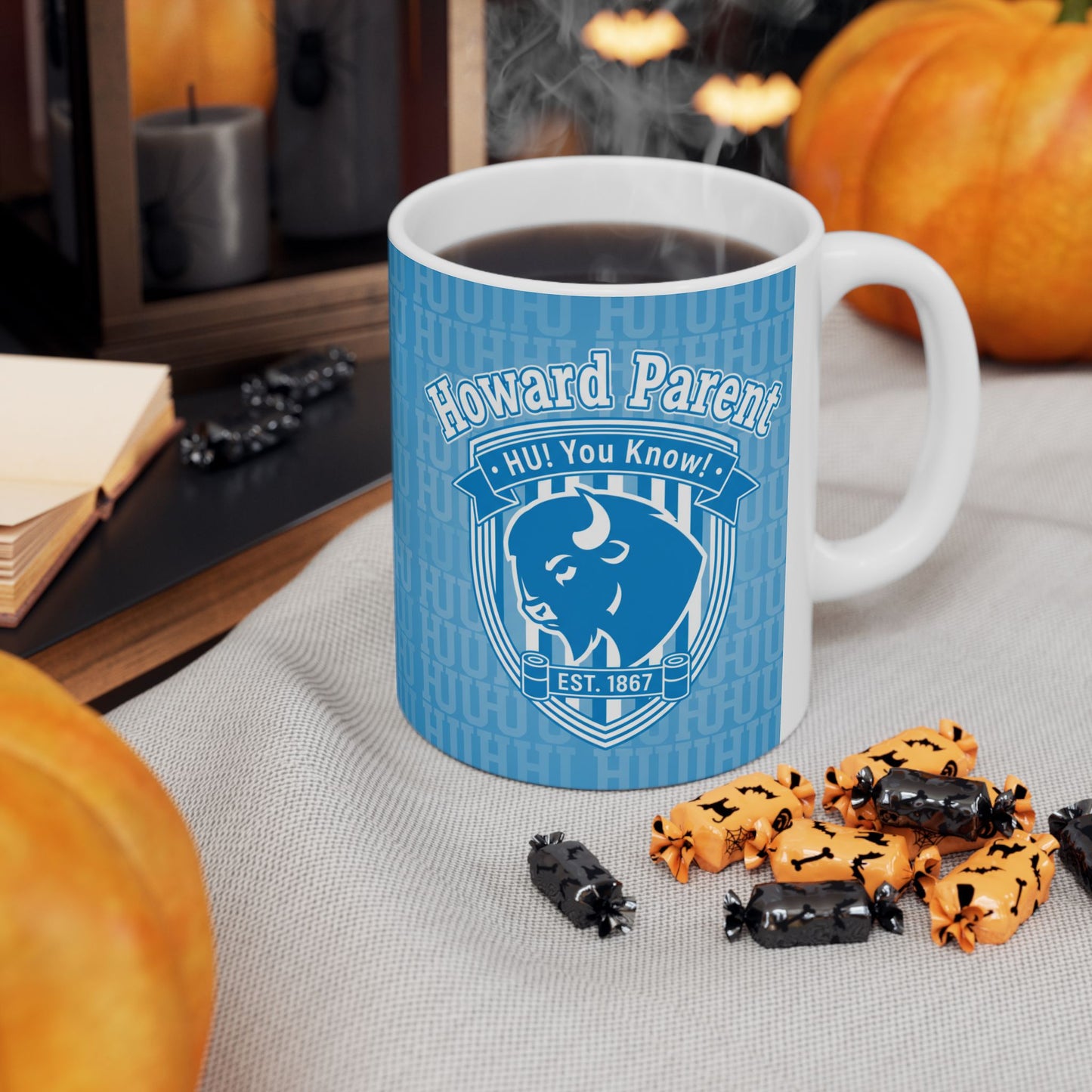 HU Parent Mug Collection  Proud, Connected, Bison Strong /Ceramic Mug, (11oz, 15oz) 4