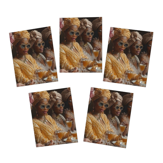 Mimosas and Melanin Note Card Set (5-Pack)
