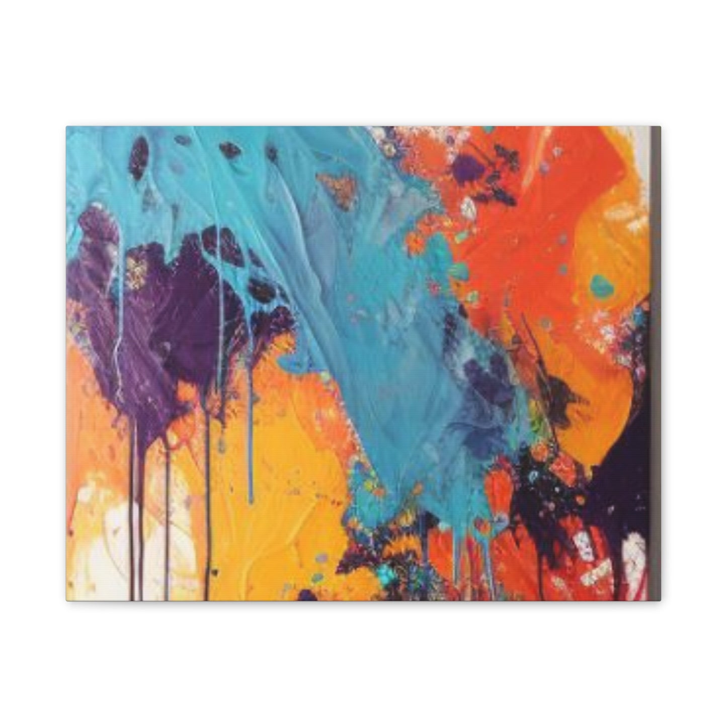 Primary Elegance: A Symphony of Sophistication Canvas Print