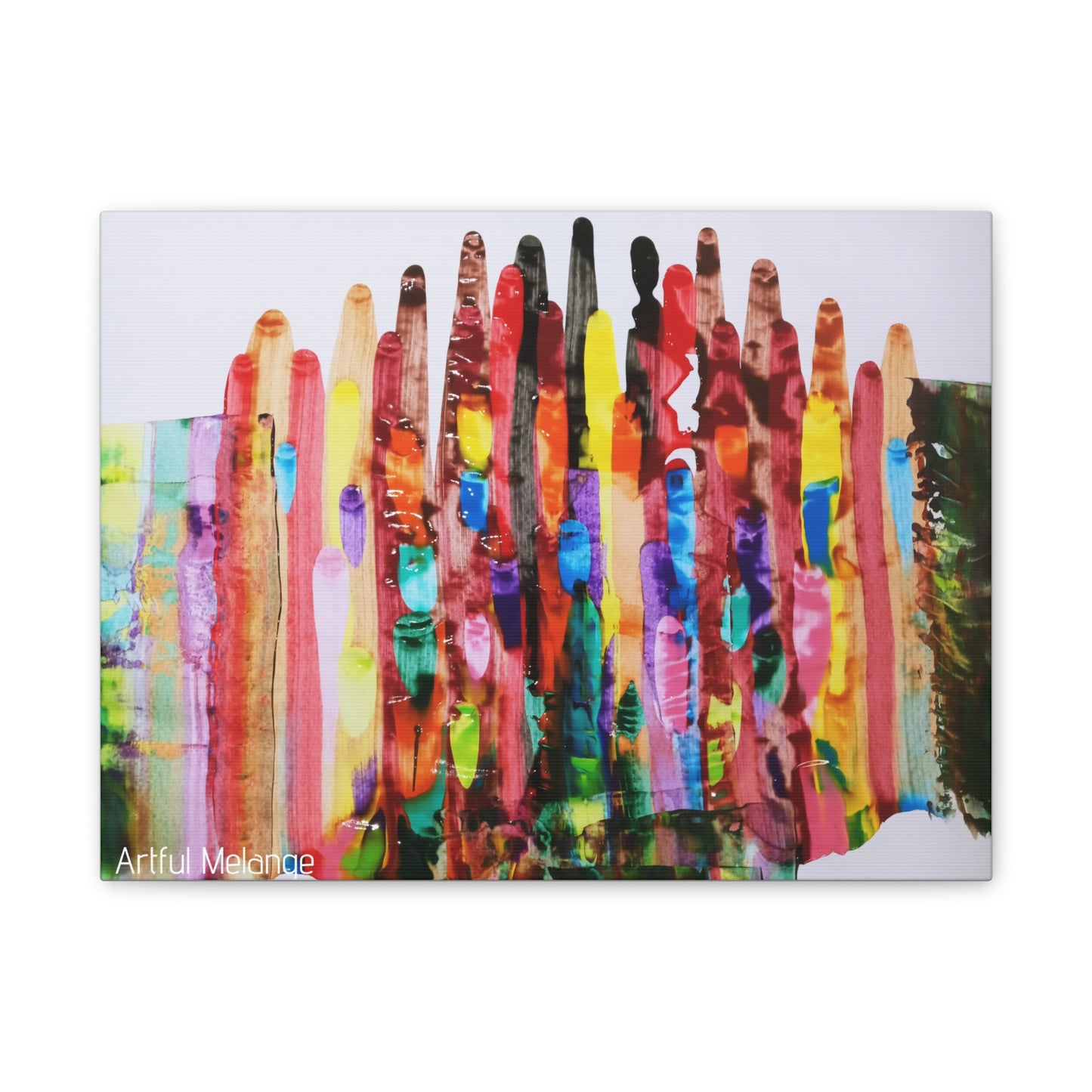 Primary Elegance: A Symphony of Sophistication Canvas Print