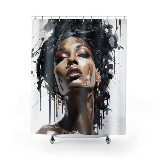 Heritage Tapestry Afro Centric   Shower Curtain
