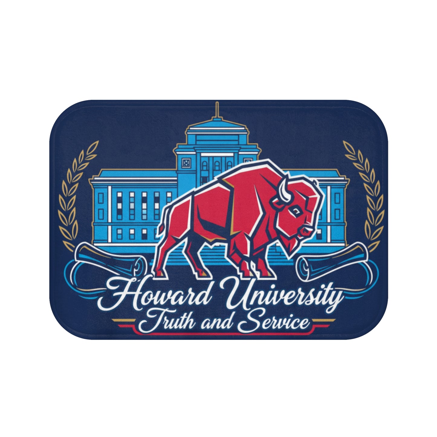 Howard University Legacy Bath Mat – Bison Pride Dorm Collection 4