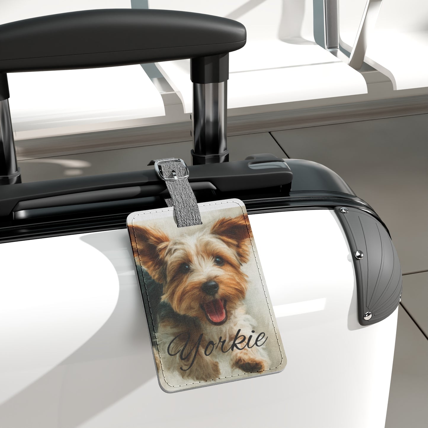 Pawfect Travels™ Pet-Inspired  Luggage Tag, Yorkie 2 Rectangle