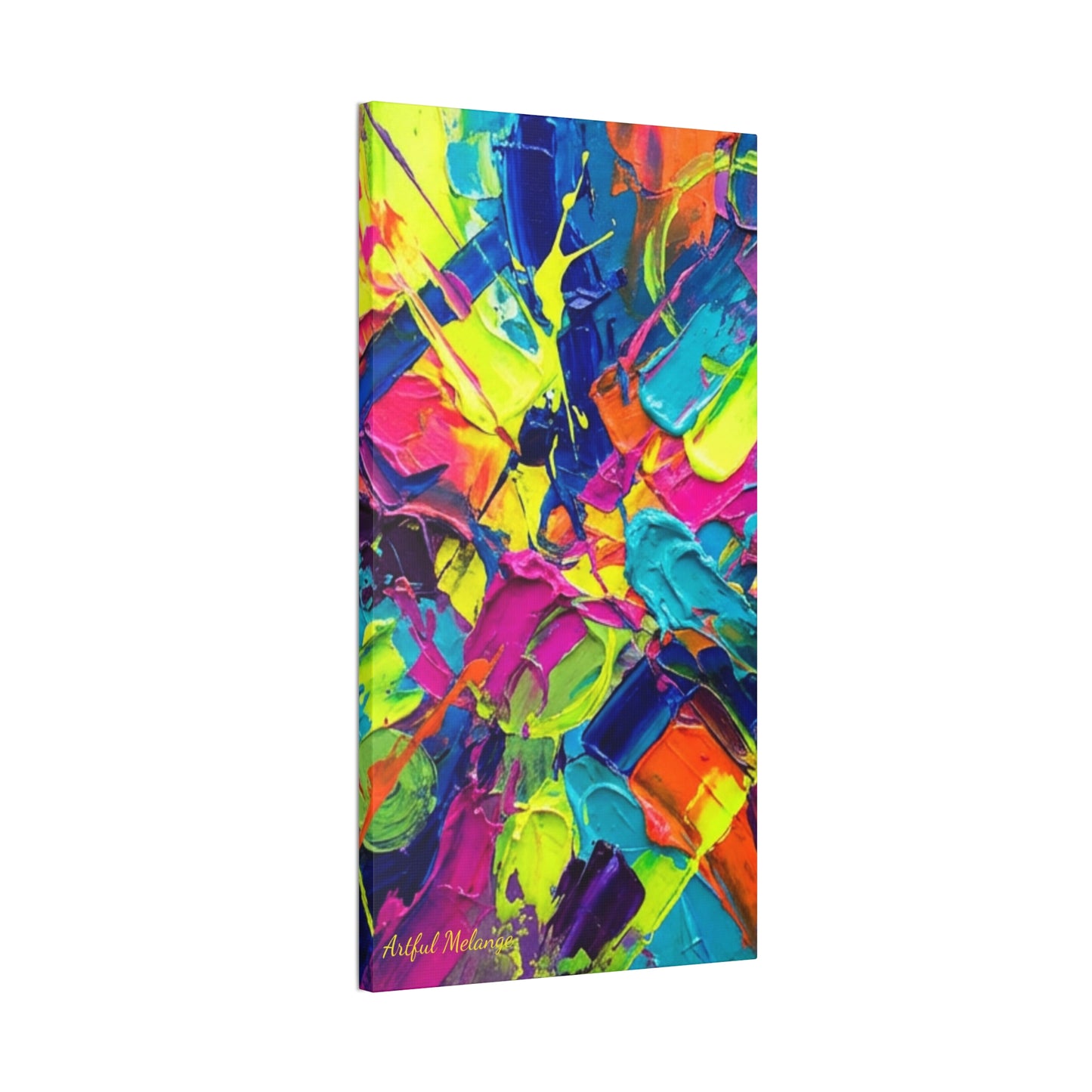 Acrylic Abstract Canvas Print - Richly Textured Artistry