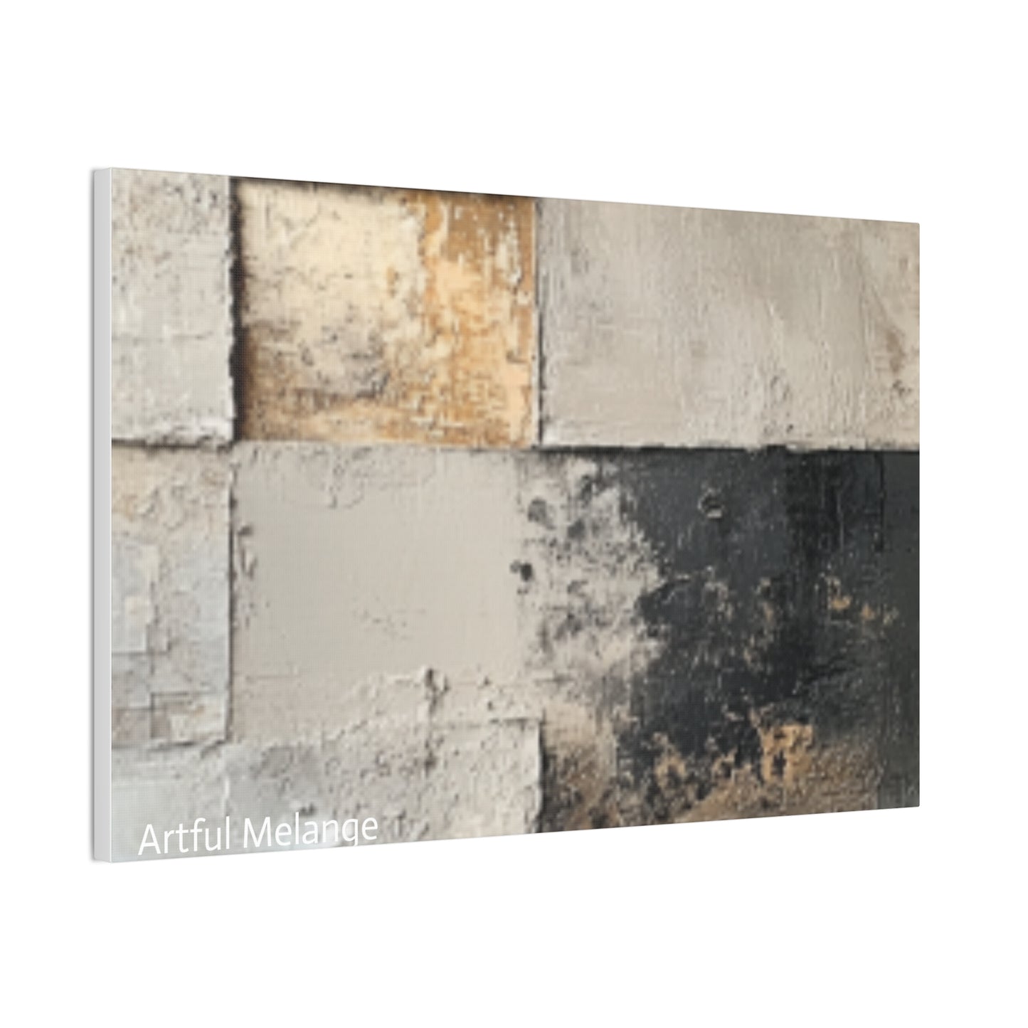 Acrylic Abstract Canvas Print - Richly Textured Artistry