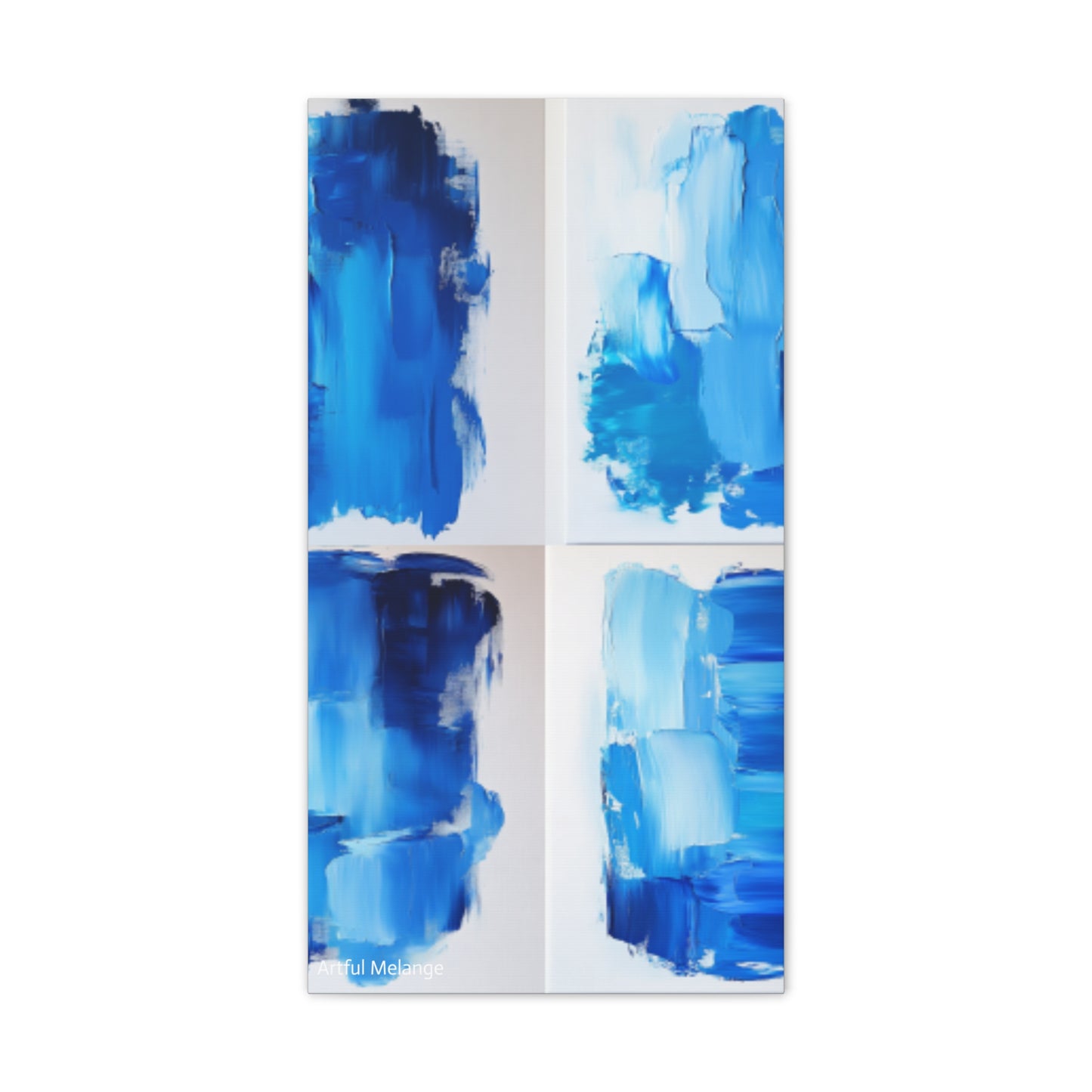 Acrylic Abstract Canvas Print - Richly Textured Artistry