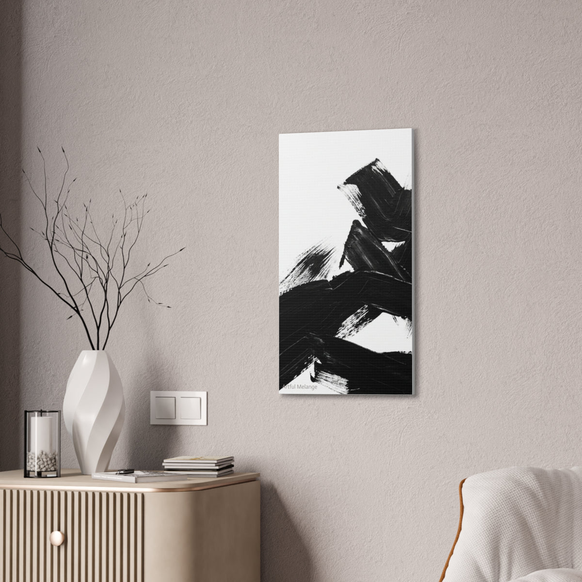 Acrylic Abstract Canvas Print - Richly Textured Artistry