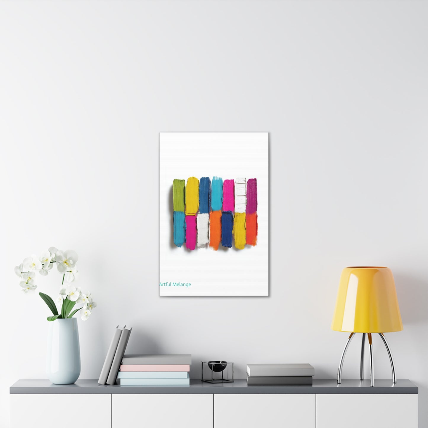 Acrylic Abstract Canvas Print - Richly Textured Artistry