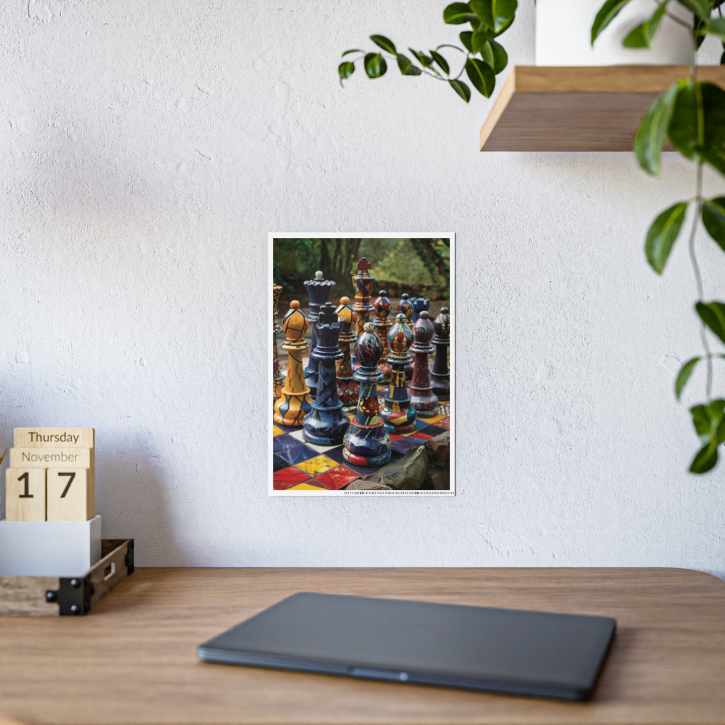 Grandmaster Majesty- Chess Set Poster Print Series