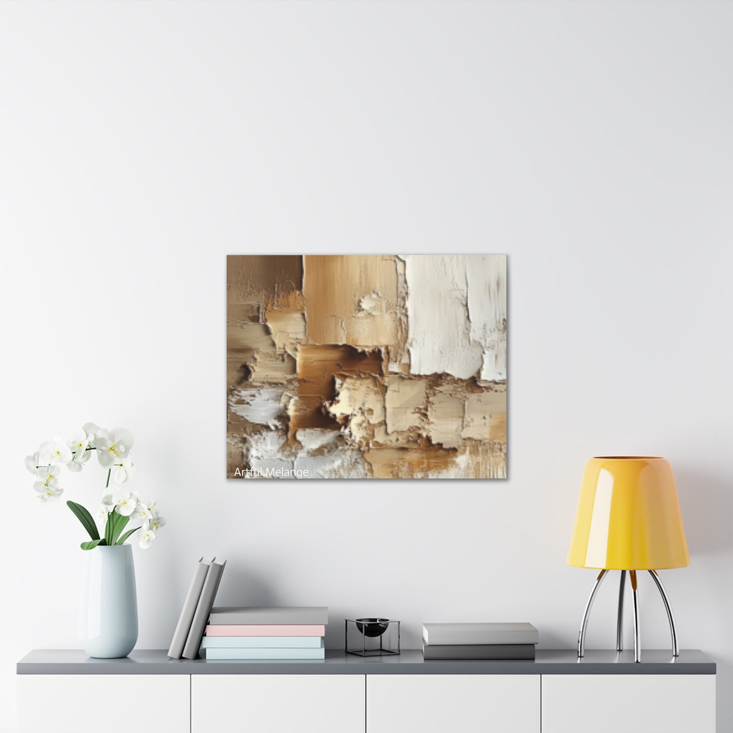 Acrylic Abstract Canvas Print - Richly Textured Artistry