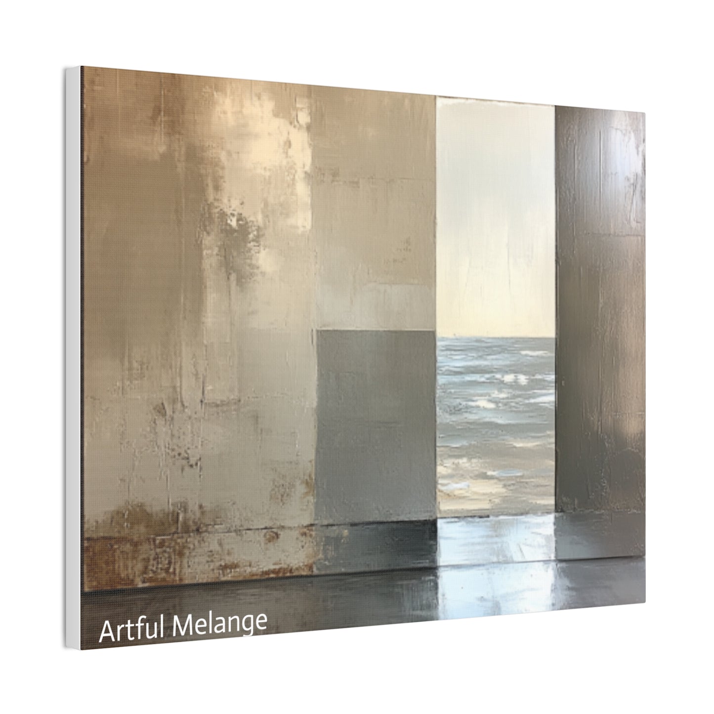 Acrylic Abstract Canvas Print - Richly Textured Artistry
