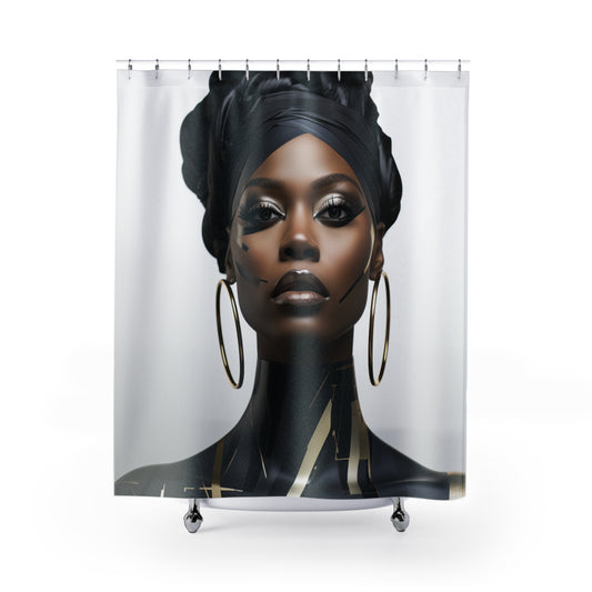 Heritage Tapestry Afro Centric   Shower Curtain