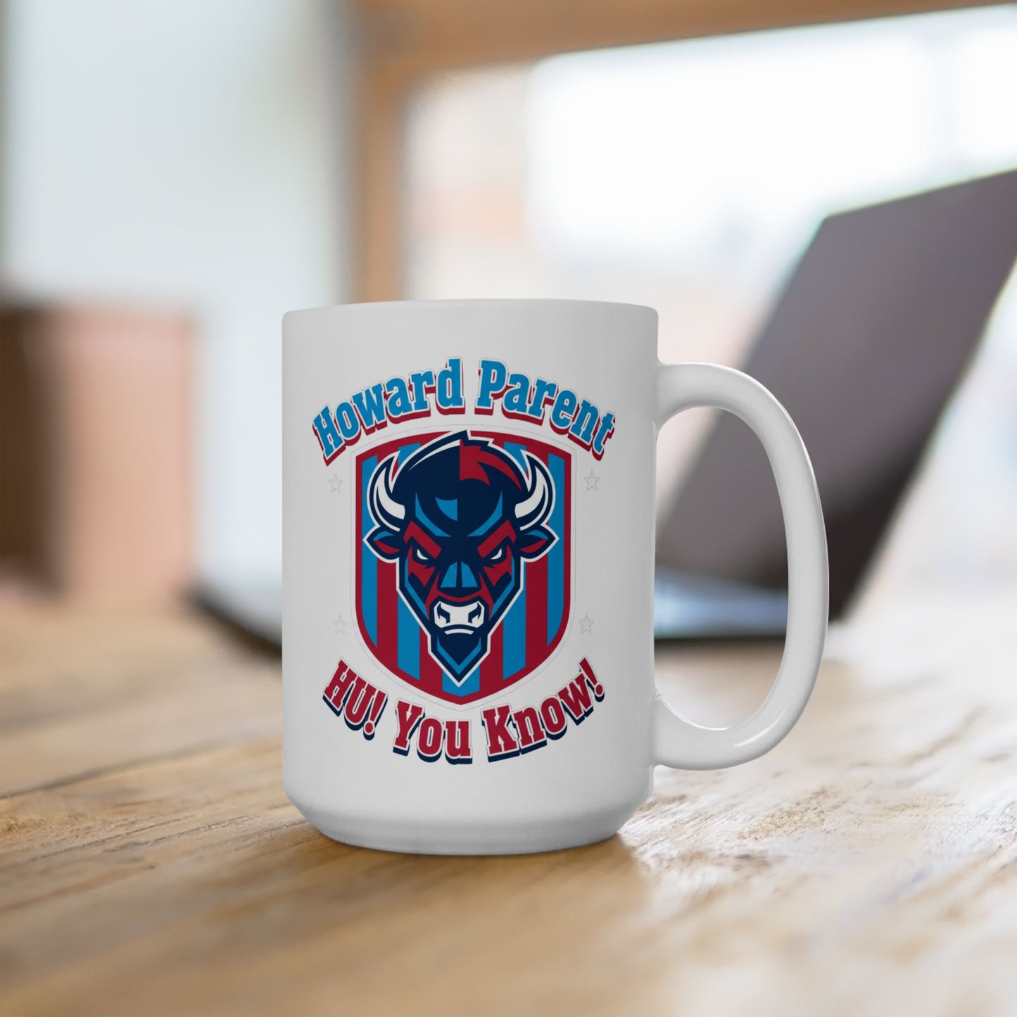 HU Parent Mug Collection  Proud, Connected, Bison Strong /Ceramic Mug, (11oz, 15oz) 3