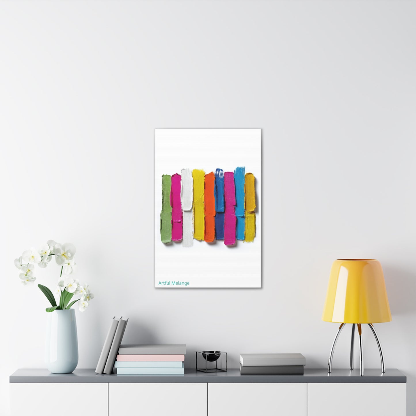 Acrylic Abstract Canvas Print - Richly Textured Artistry