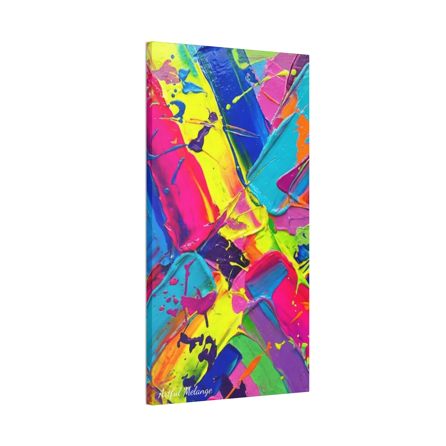 Acrylic Abstract Canvas Print - Richly Textured Artistry
